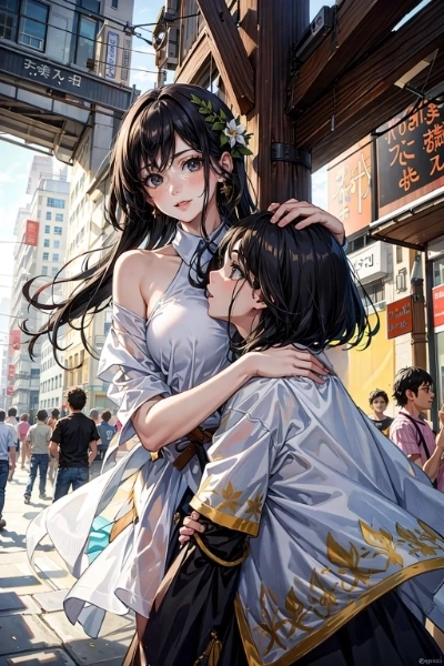 大好きなお姉様に挨拶