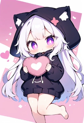 猫耳パーカー