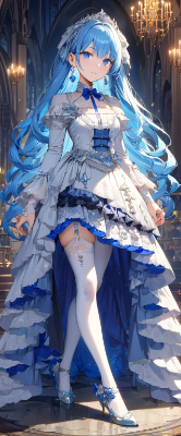 素敵なドレスのお姫様