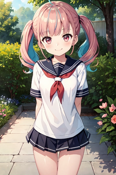 ツインテール・セーラー服・美少女