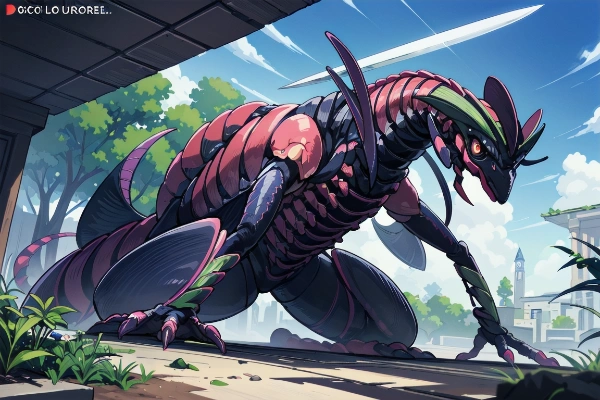 ××年後のカマキリ(突然変異種)