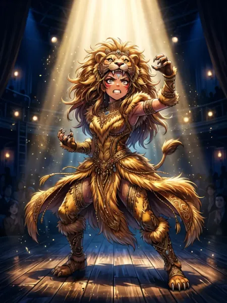 黄金の獅子女王の咆哮