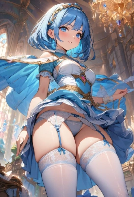 青髪少女