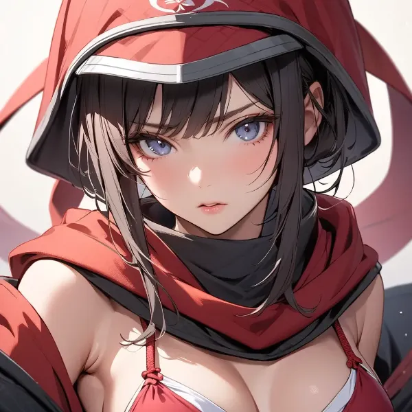 紅いフードの神秘少女