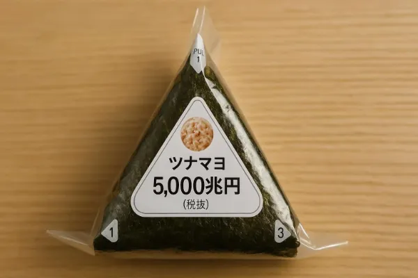 インバウンド価格すぎるおにぎりのフリー素材