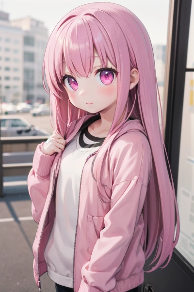 ピンクの幼女