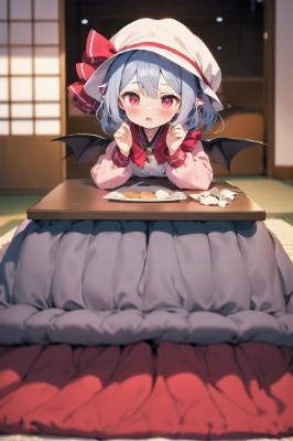 レミリア　こたつ