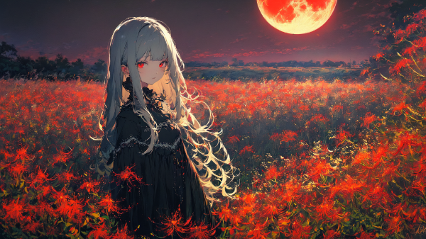 生と死の狭間の地（案内役の女の子）