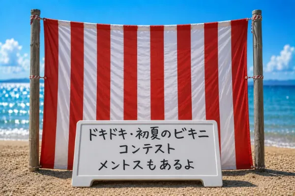 ドキドキ・初夏のビキニコンテスト　メントスもあるよ