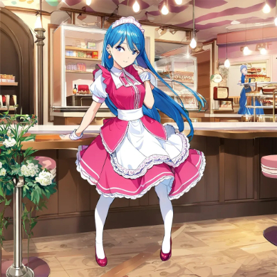 朝のカフェ