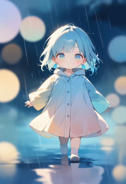 雨の散歩