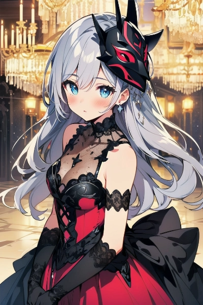 仮面舞踏会のシャンデリア