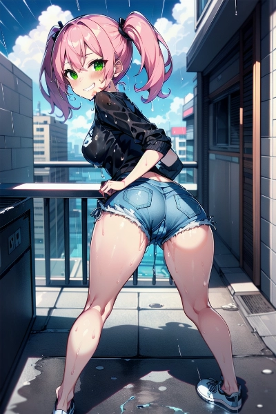 「ゲリラ豪雨やっばー☆」