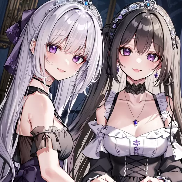 白と黒の双子姫様