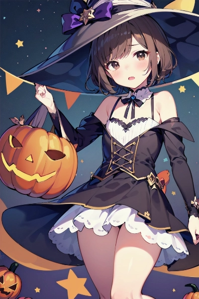 ハロウィンの魔女