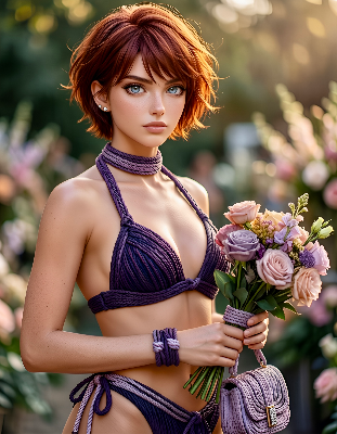 Emma💜Knot ROPE Couture Fashion
