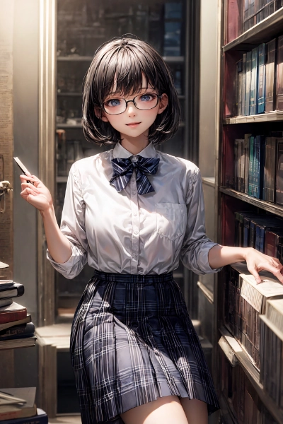 え、図書室きたんだ。珍しいね。