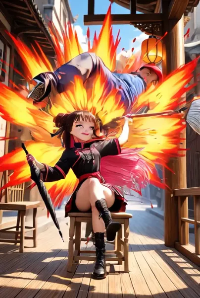 ジャ●キー・チェン：小道具アクション②