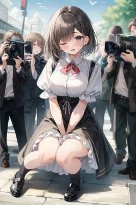 あん...見ちゃいやあ...