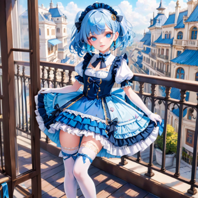 素敵な青髪さん