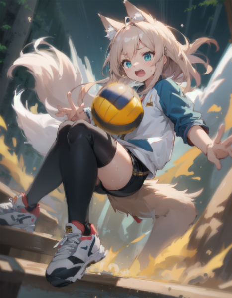 獣耳少女とドッジボール！２