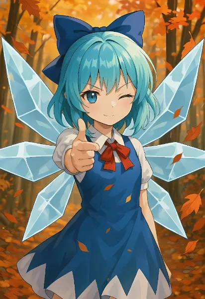 秋去る山のおてんば娘