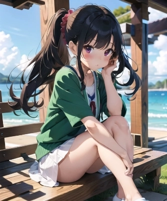 海に入ろ