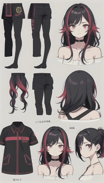 キャラ設定資料風