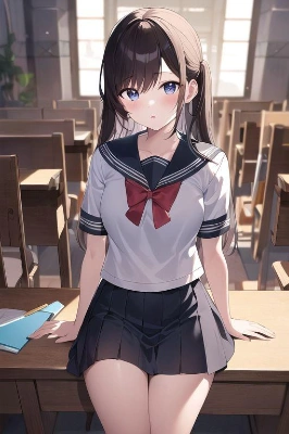 新学期の女子高生
