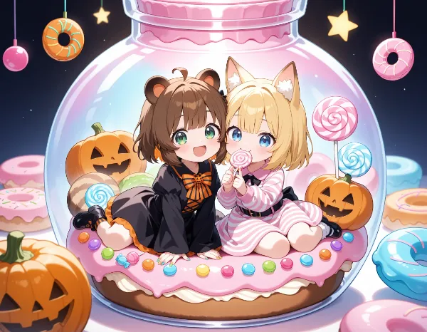 コン子とポン子・キャンディ ボトル