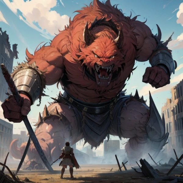 廃墟の現れし怪物