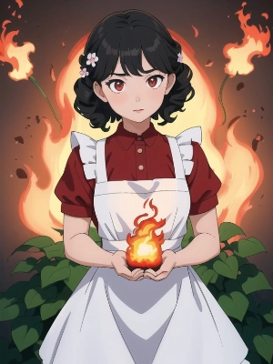 炎の少女