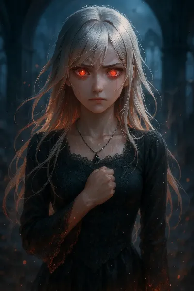 炎に誓う白髪の守護者