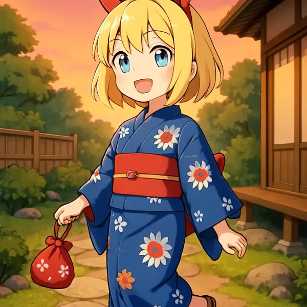 お祭りいくよー