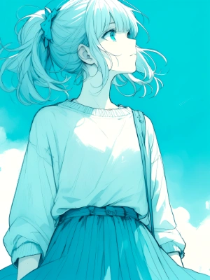 blue