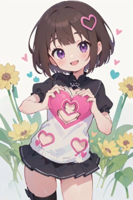 1号ちゃんもハート😻