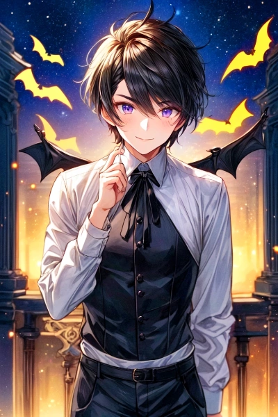 小悪魔な、黒髪短髪少年★