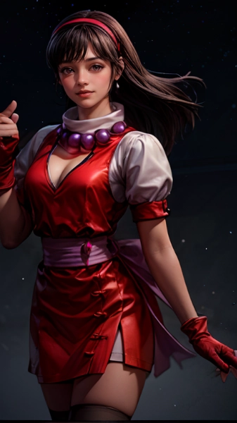 魅惑の女子高生アイドル！KOFの麻宮アテナがセクシーな格闘技で魅せる