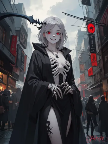 地上に降りた死神