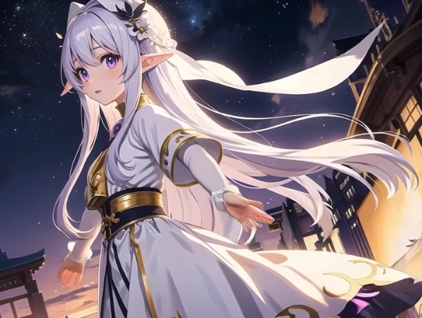 星空に誓う白きエルフの約束