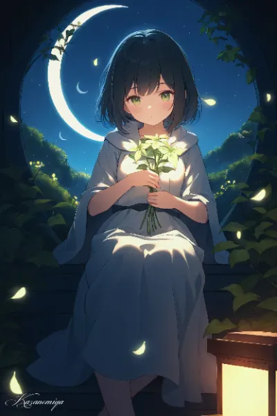 月夜の花束に込めた願い