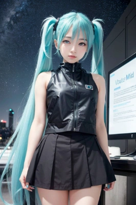未来の機械少女
