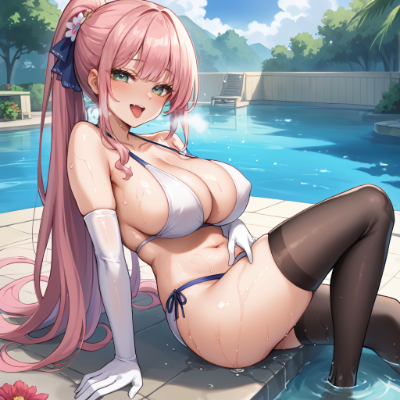 水着のお姉さん