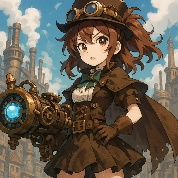 スチームパンクな魔砲少女