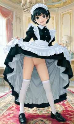 毛がないメイド