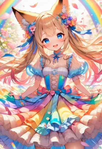 にじいろドレス