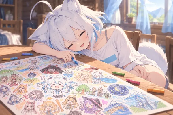 作品数3桁突破記念イラスト！