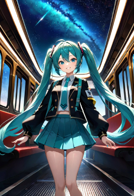 ミクと銀河鉄道