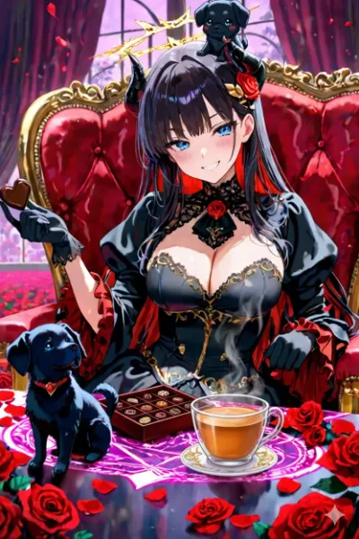 チャイのお供に暗黒のチョコレート