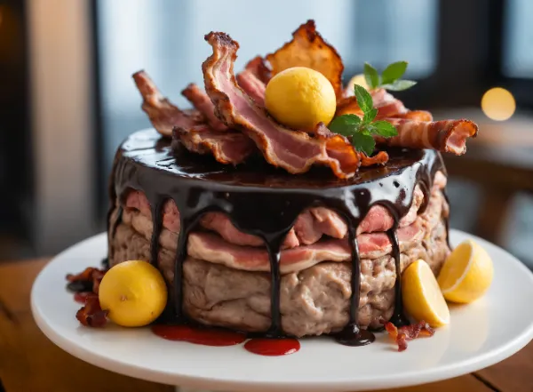 ウンダバー＿おじさんの　肉ケーキ